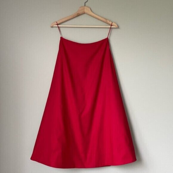 NEW Reformation Laguna Two Piece Matching Midi Skirt Set Lipstick Red US 2 UK 4 - Picture 12 of 14